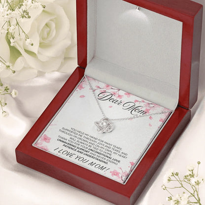 "To My Mom" - Love Knot Necklace | Forever My Home