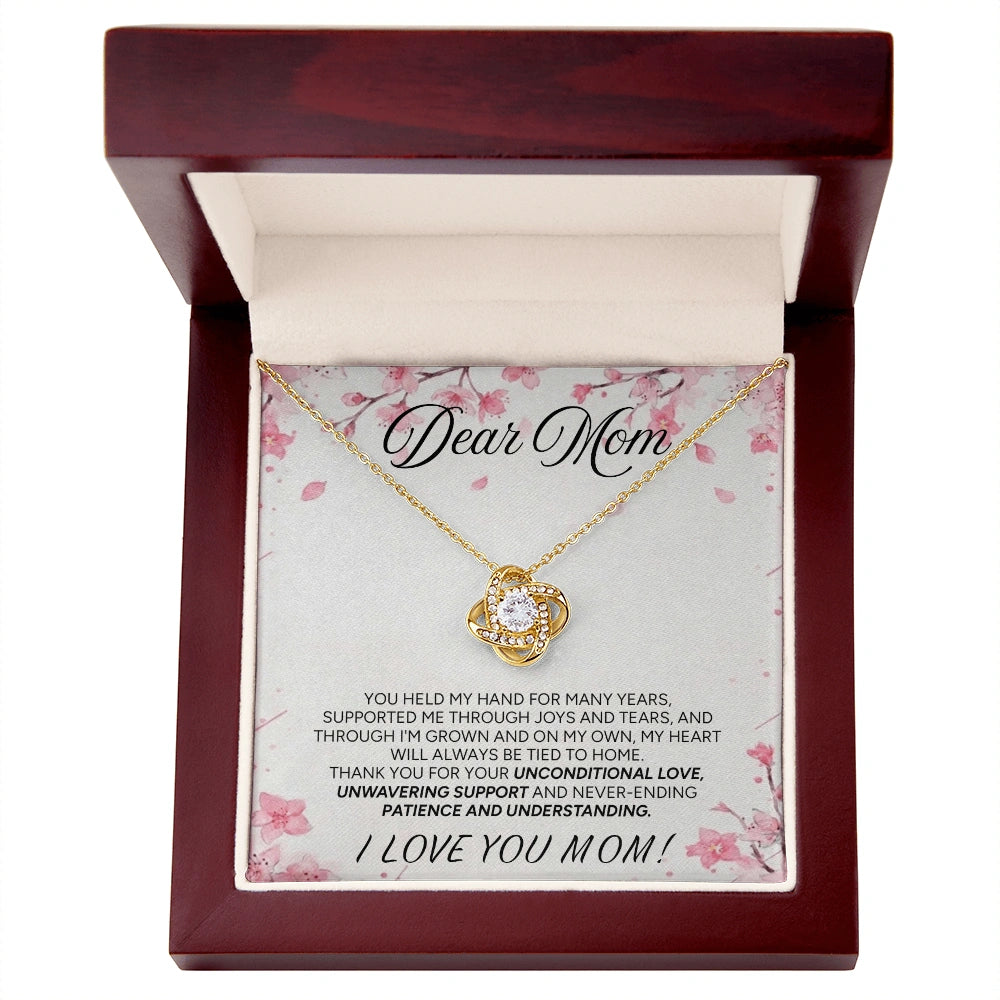 "To My Mom" - Love Knot Necklace | Forever My Home