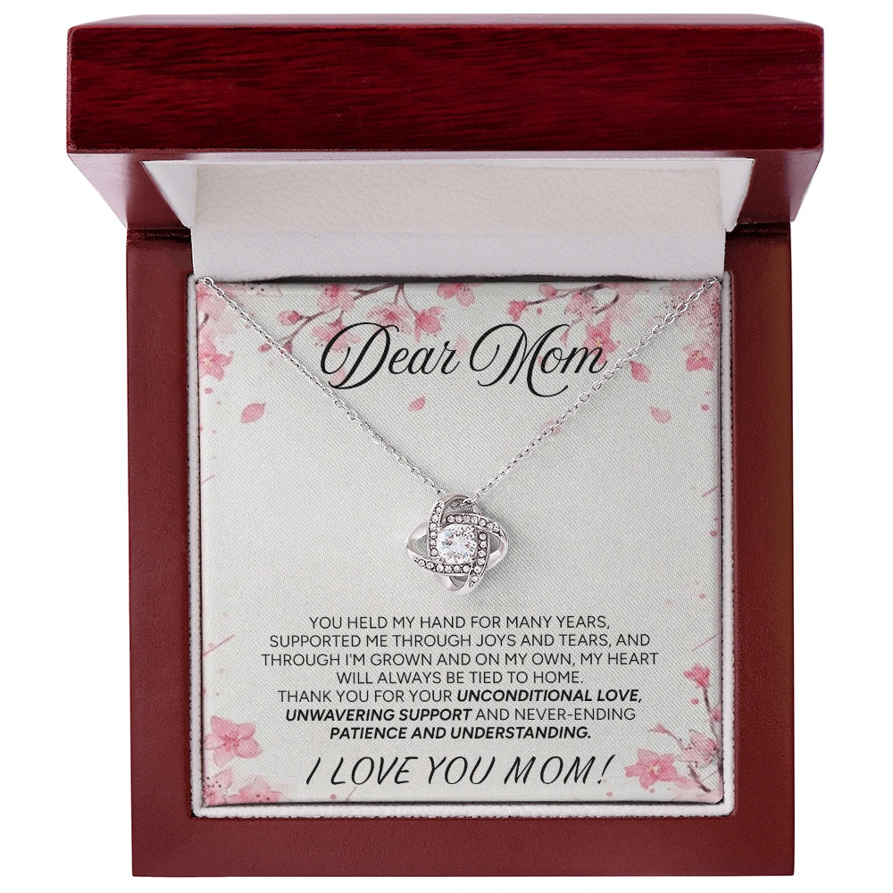 "To My Mom" - Love Knot Necklace | Forever My Home