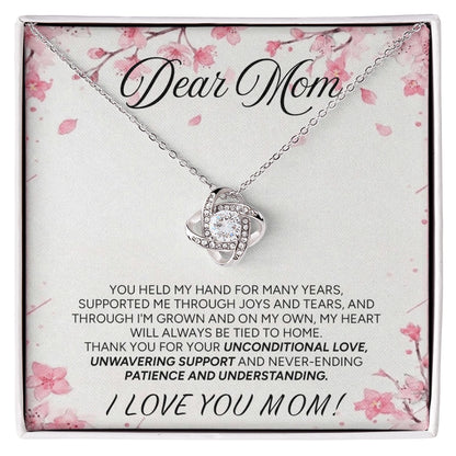 "To My Mom" - Love Knot Necklace | Forever My Home