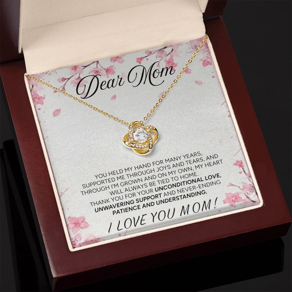 "To My Mom" - Love Knot Necklace | Forever My Home