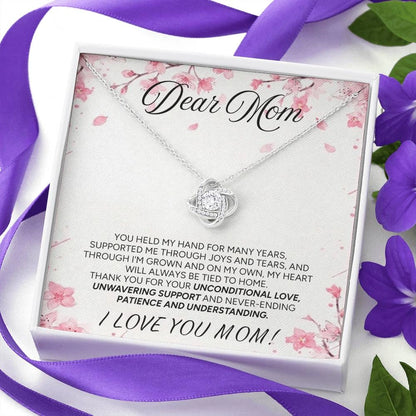"To My Mom" - Love Knot Necklace | Forever My Home