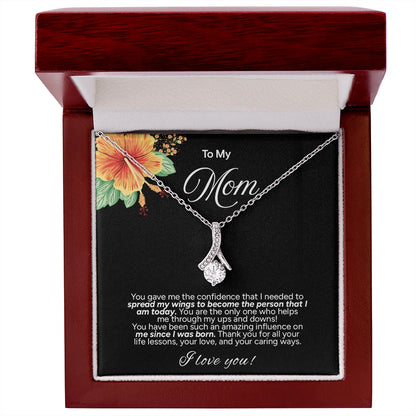 "To My Mom" - Alluring Beauty Necklace | My Guiding Strength