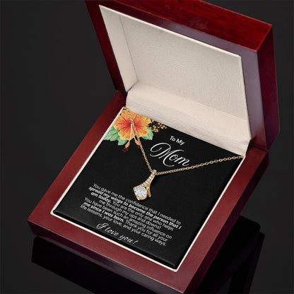 "To My Mom" - Alluring Beauty Necklace | My Guiding Strength