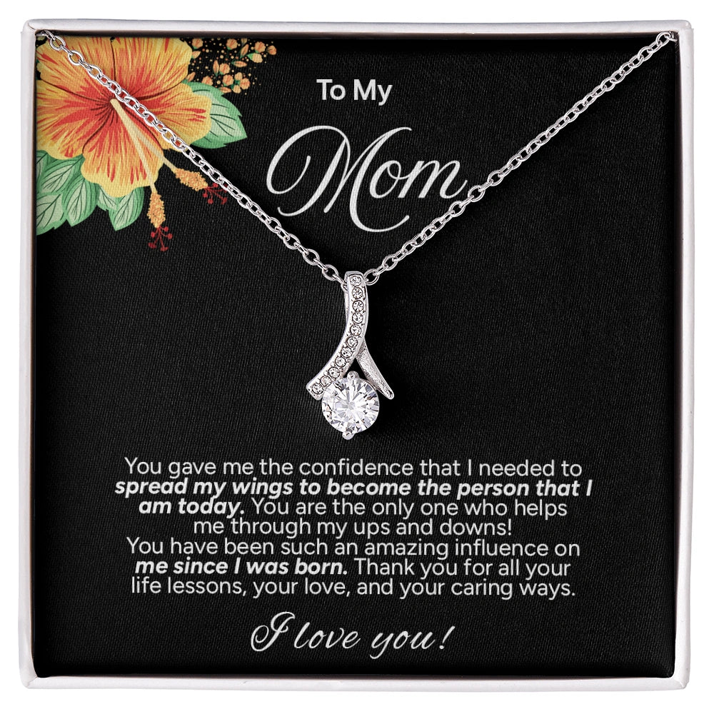 "To My Mom" - Alluring Beauty Necklace | My Guiding Strength