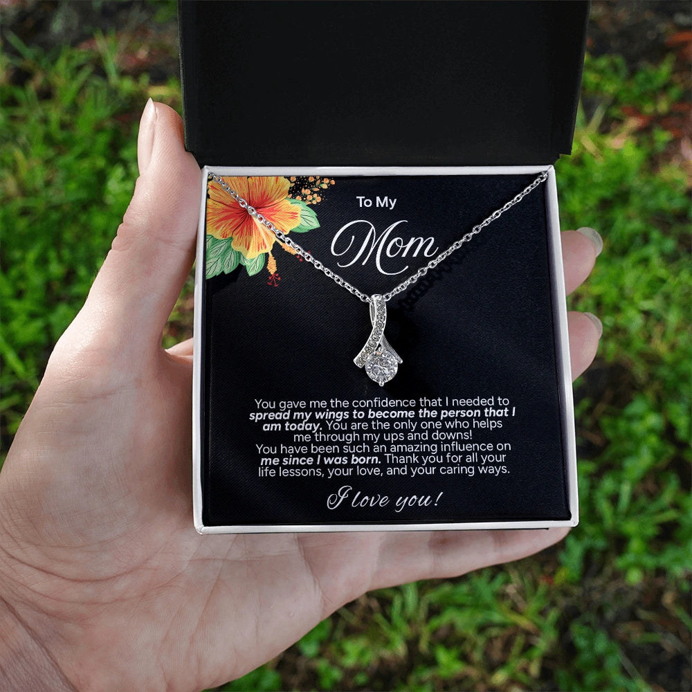 "To My Mom" - Alluring Beauty Necklace | My Guiding Strength