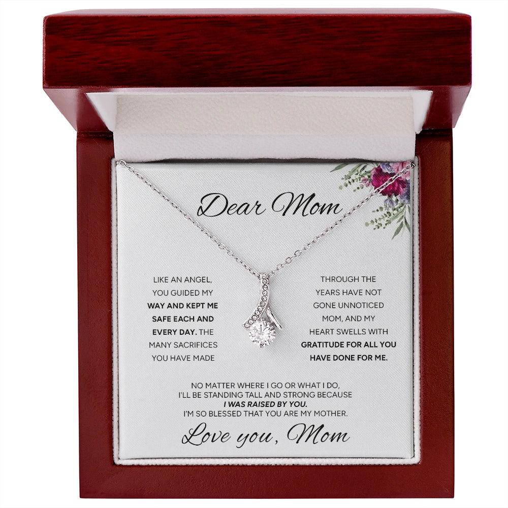 "To My Mom" - Alluring Beauty Necklace | My Guiding Angel