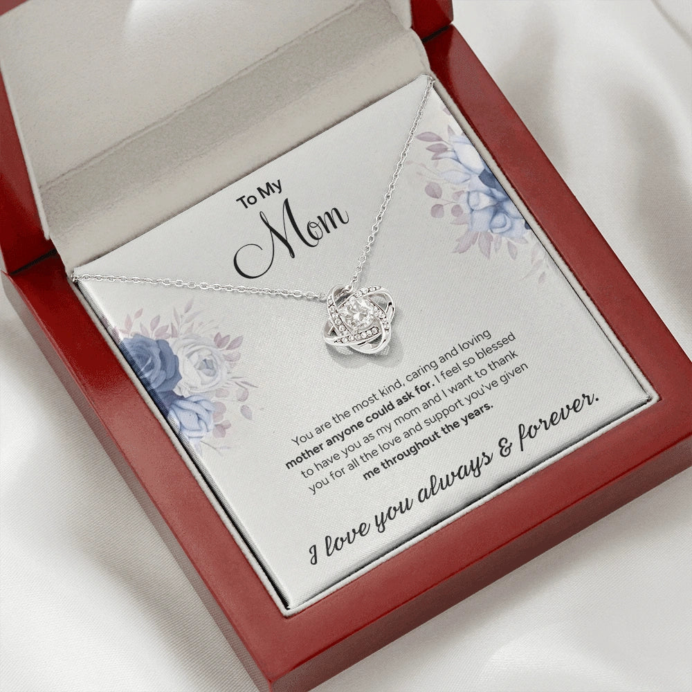 To My Mom - Love Knot Necklace | Endless Love