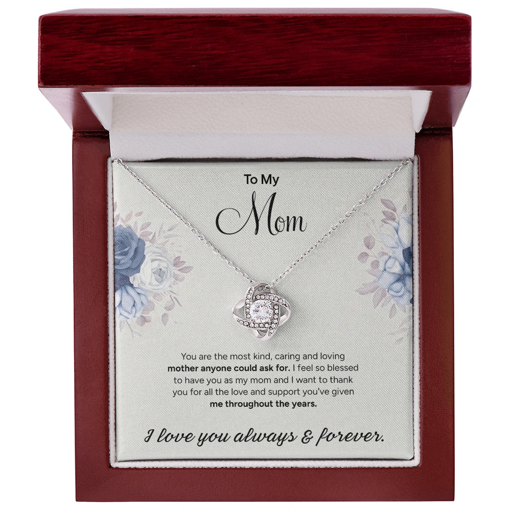 To My Mom - Love Knot Necklace | Endless Love