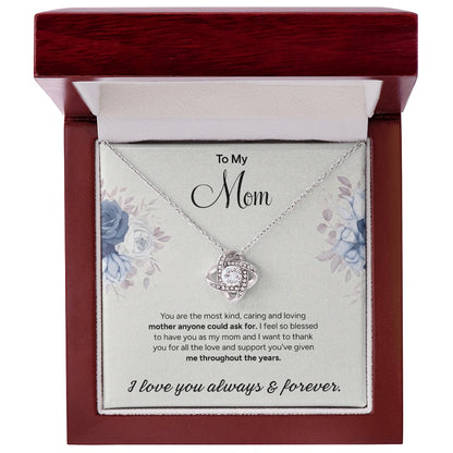 To My Mom - Love Knot Necklace | Endless Love