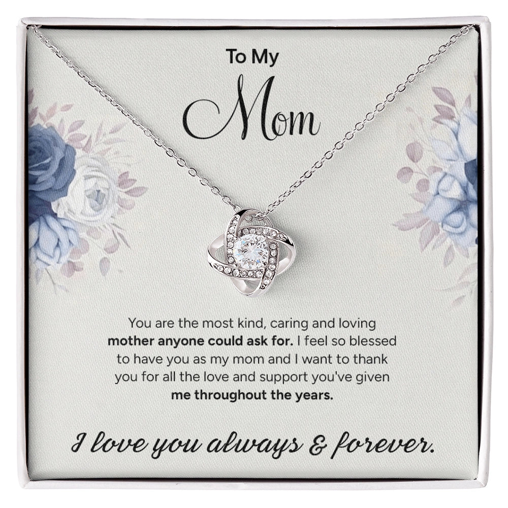 To My Mom - Love Knot Necklace | Endless Love