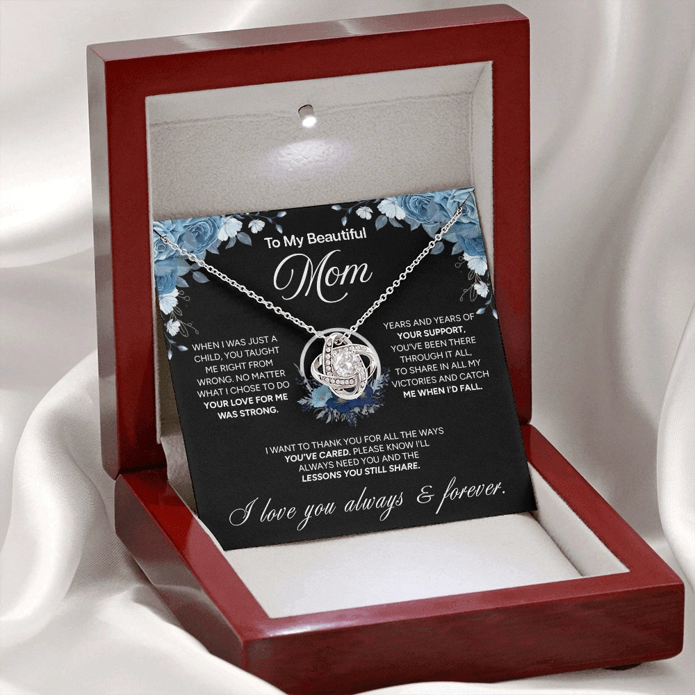 "To My Mom" - Love Knot Necklace | Guided By Your Love