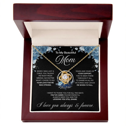 "To My Mom" - Love Knot Necklace | Guided By Your Love