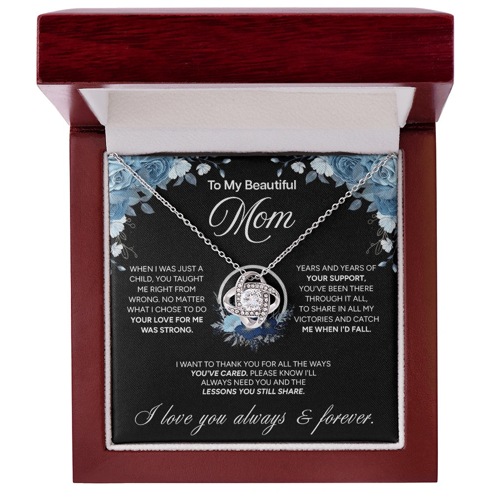 "To My Mom" - Love Knot Necklace | Guided By Your Love