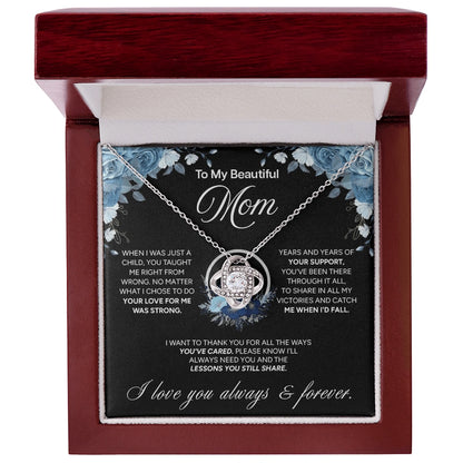 "To My Mom" - Love Knot Necklace | Guided By Your Love
