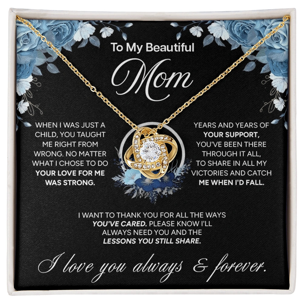 "To My Mom" - Love Knot Necklace | Guided By Your Love