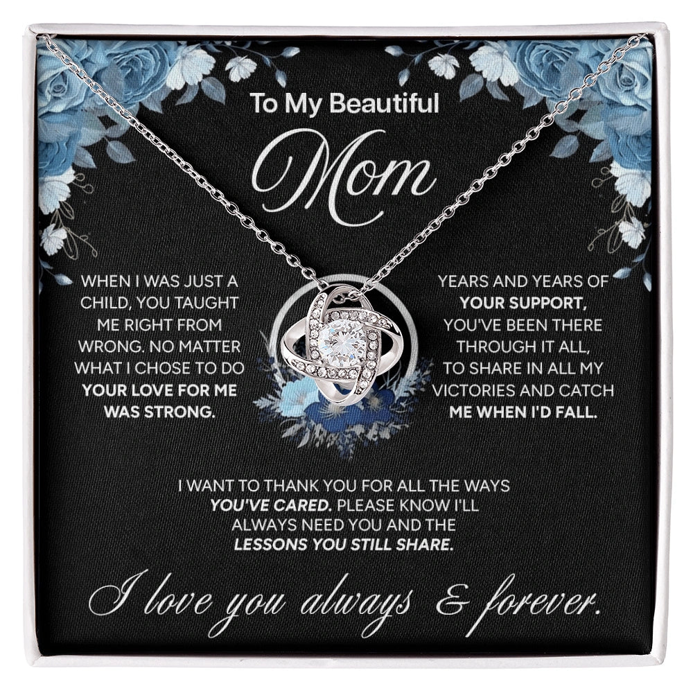 "To My Mom" - Love Knot Necklace | Guided By Your Love