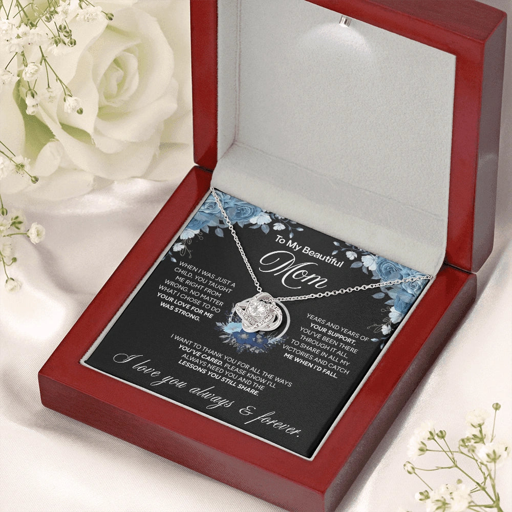 "To My Mom" - Love Knot Necklace | Guided By Your Love
