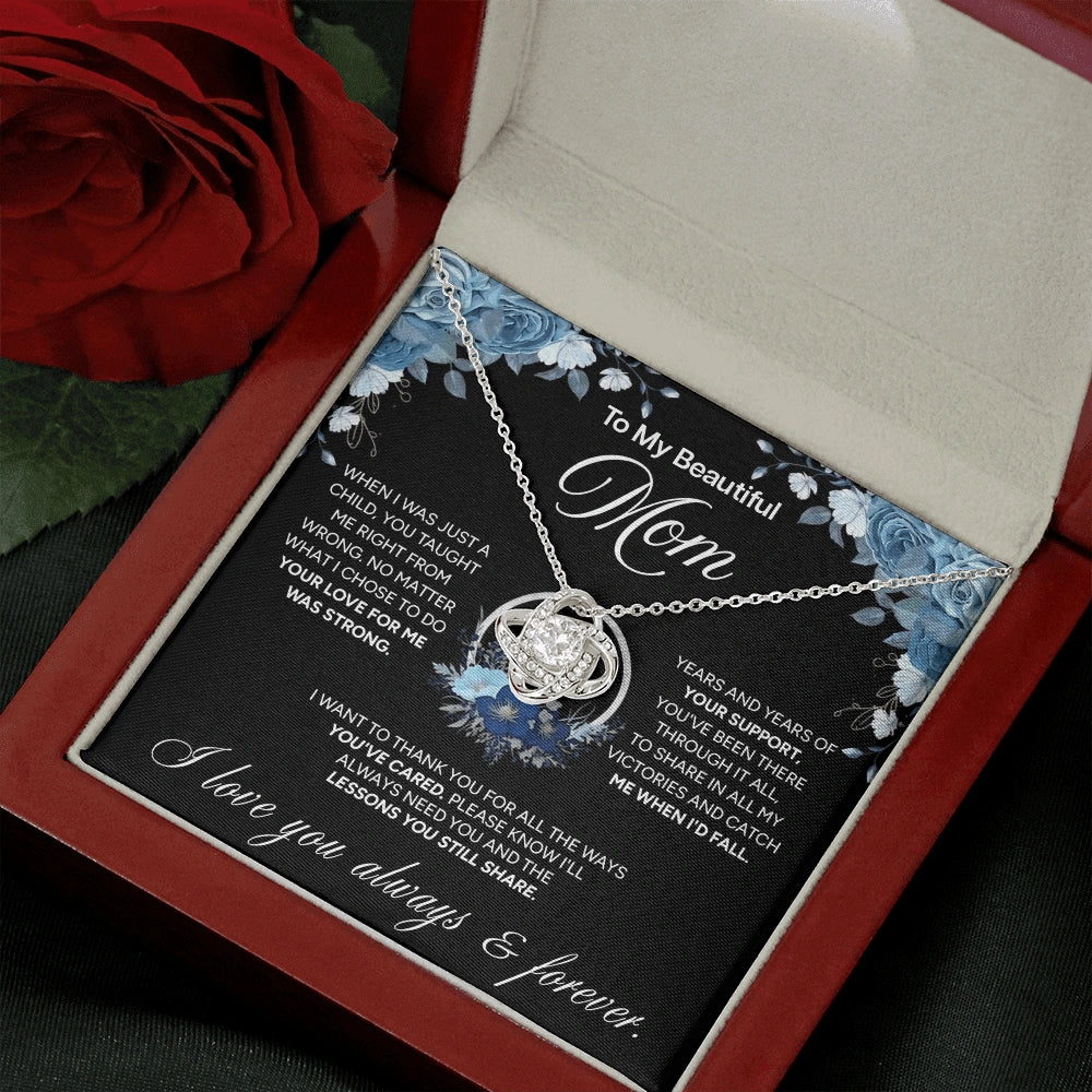 "To My Mom" - Love Knot Necklace | Guided By Your Love