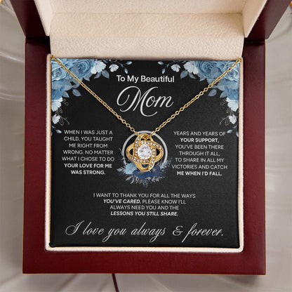 "To My Mom" - Love Knot Necklace | Guided By Your Love