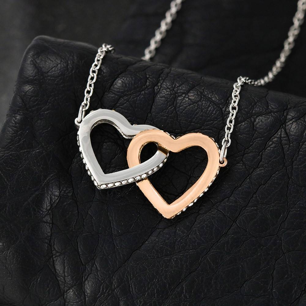"To My Mom" - Interlocking Hearts Necklace | You Are My World