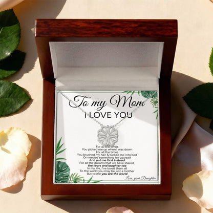 "To My Mom" - Magnetic Hearts Necklace | Forever Your Little Girl