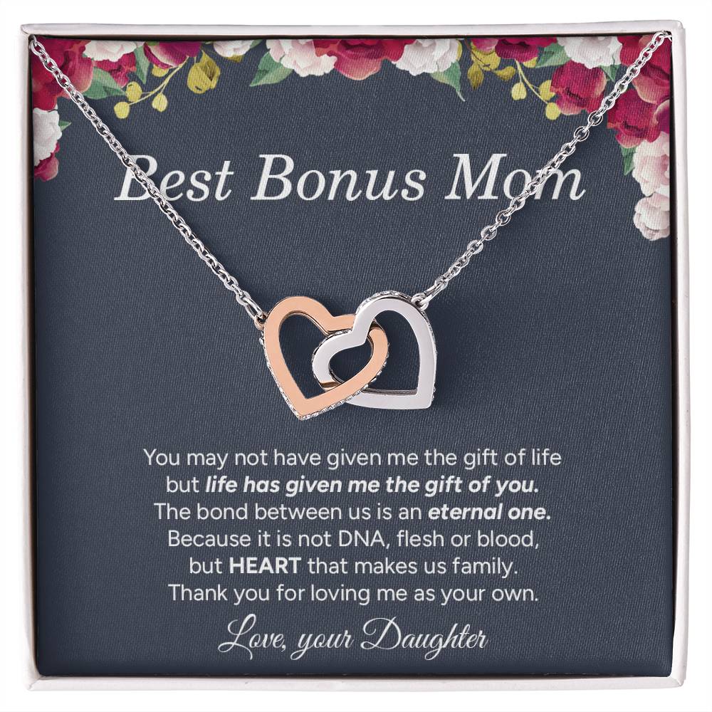 "To My Mom" - Interlocking Hearts Necklace | Chosen By Heart
