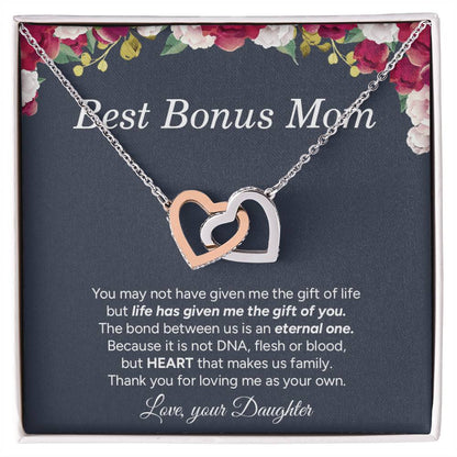 "To My Mom" - Interlocking Hearts Necklace | Chosen By Heart