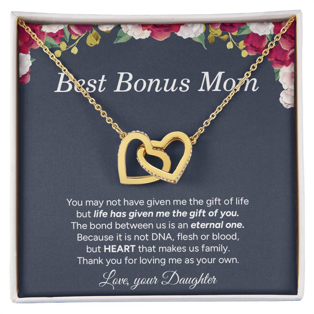 "To My Mom" - Interlocking Hearts Necklace | Chosen By Heart