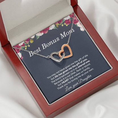 "To My Mom" - Interlocking Hearts Necklace | Chosen By Heart