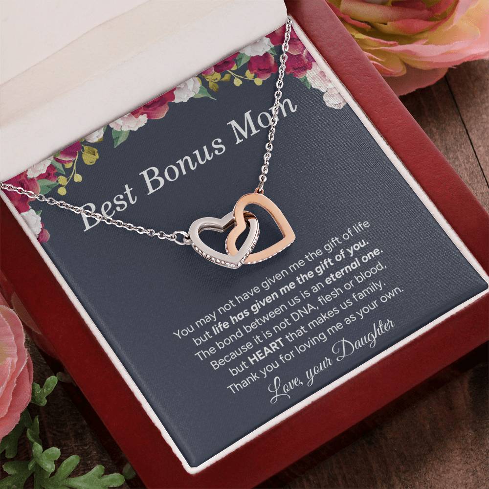"To My Mom" - Interlocking Hearts Necklace | Chosen By Heart