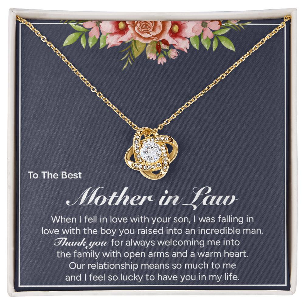"To My Mom" - Love Knot Necklace | A Second Mom
