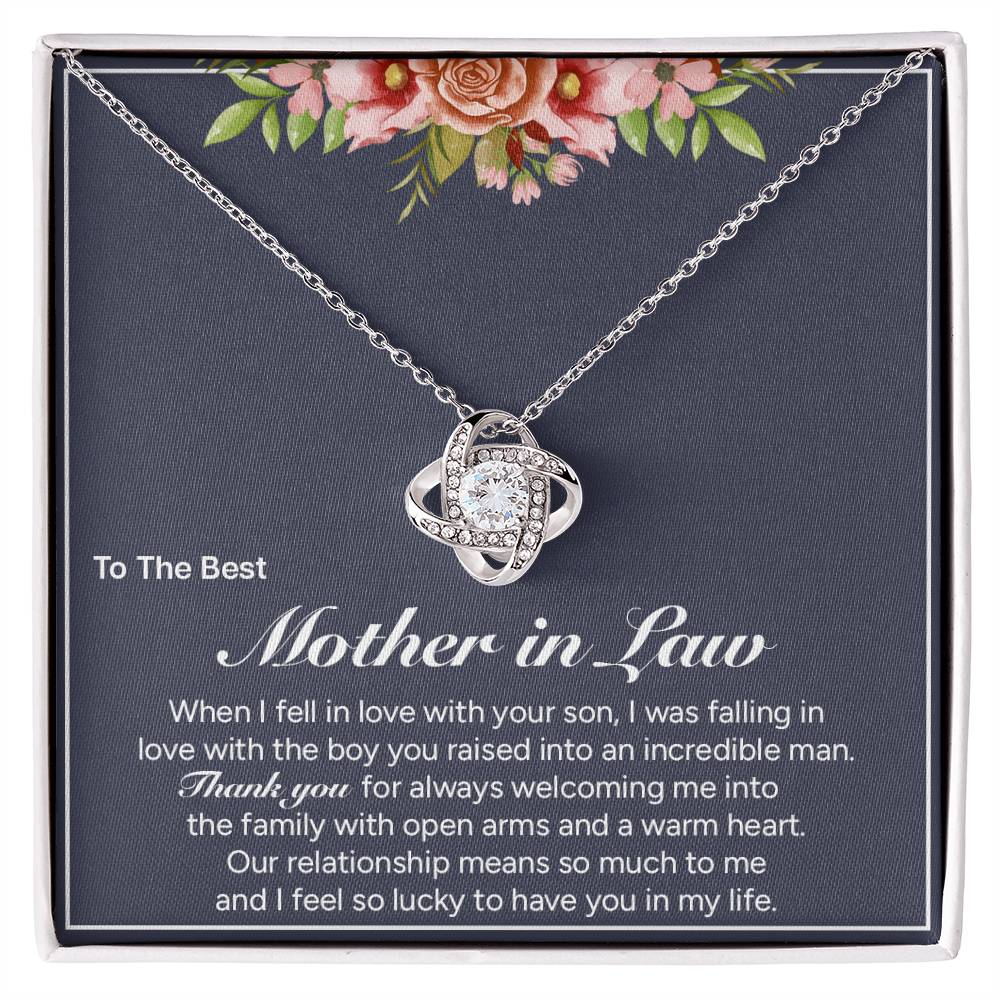 "To My Mom" - Love Knot Necklace | A Second Mom