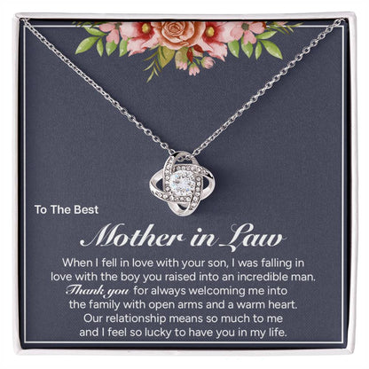 "To My Mom" - Love Knot Necklace | A Second Mom