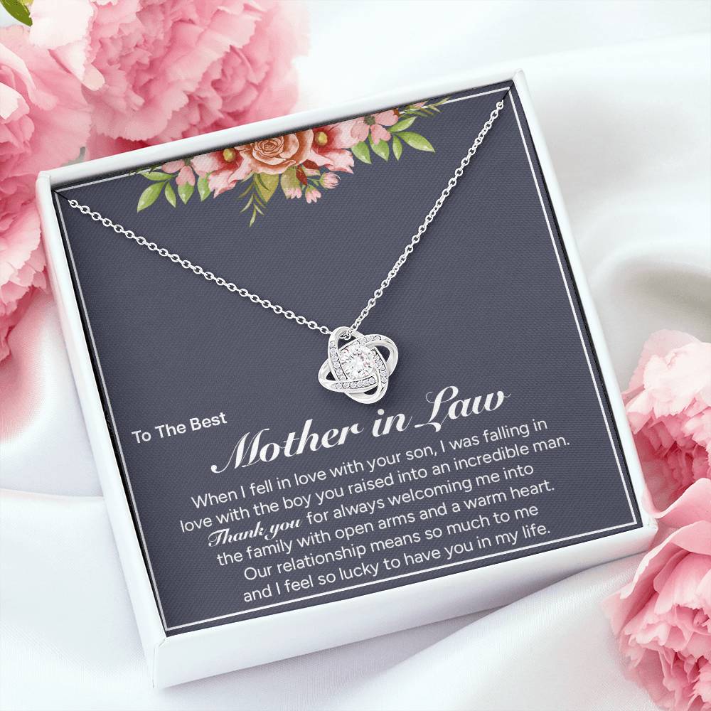 "To My Mom" - Love Knot Necklace | A Second Mom
