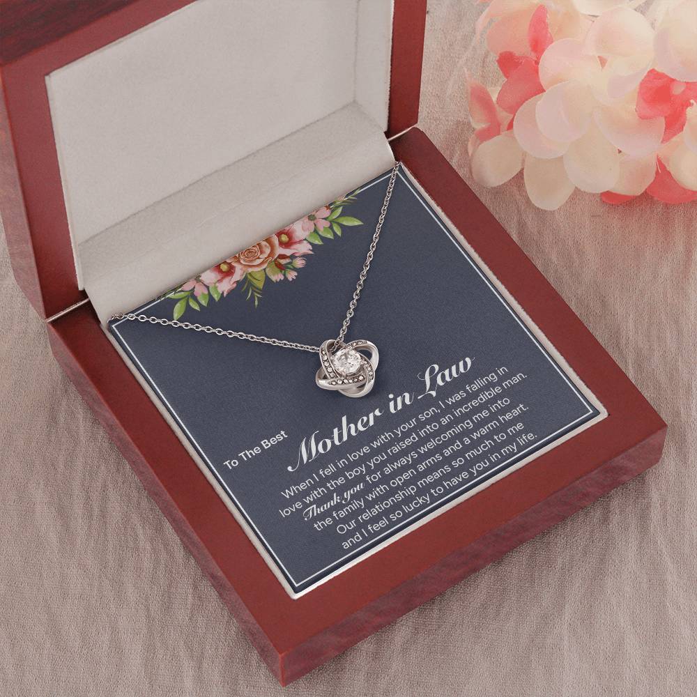 "To My Mom" - Love Knot Necklace | A Second Mom
