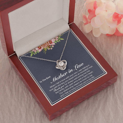 "To My Mom" - Love Knot Necklace | A Second Mom