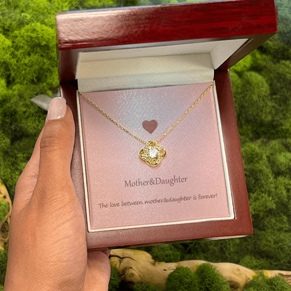 "To My Mom" - Love Knot Necklace | Forever Mother Daughter Love
