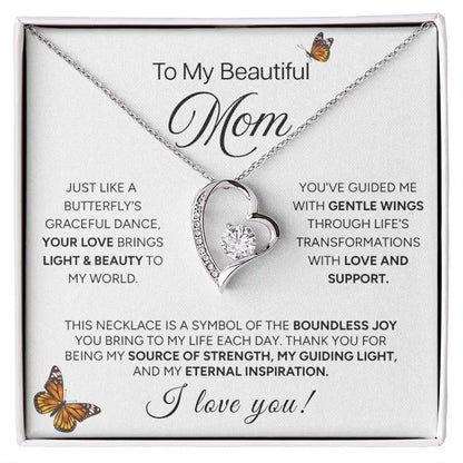 "To The Best Mom Ever" - Forever Love Necklace | Source Of Strength