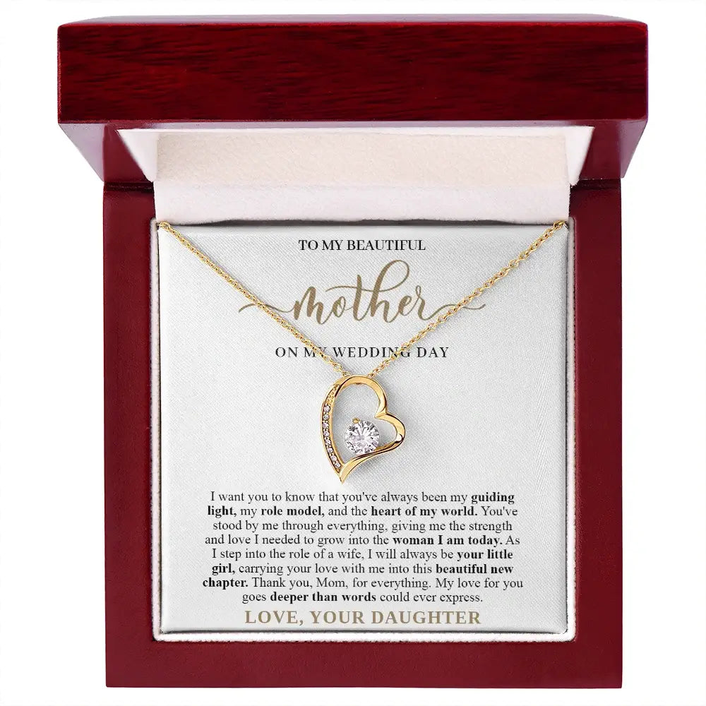 "To My Beautiful Mother" - Forever Love Necklace | Deeper Than Words