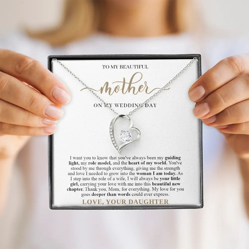 "To My Beautiful Mother" - Forever Love Necklace | Deeper Than Words