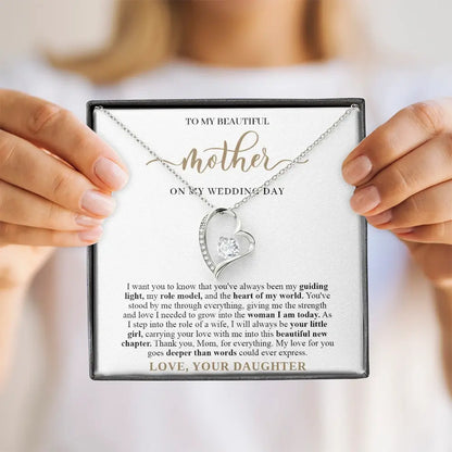 "To My Beautiful Mother" - Forever Love Necklace | Deeper Than Words
