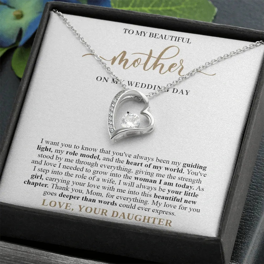 "To My Beautiful Mother" - Forever Love Necklace | Deeper Than Words