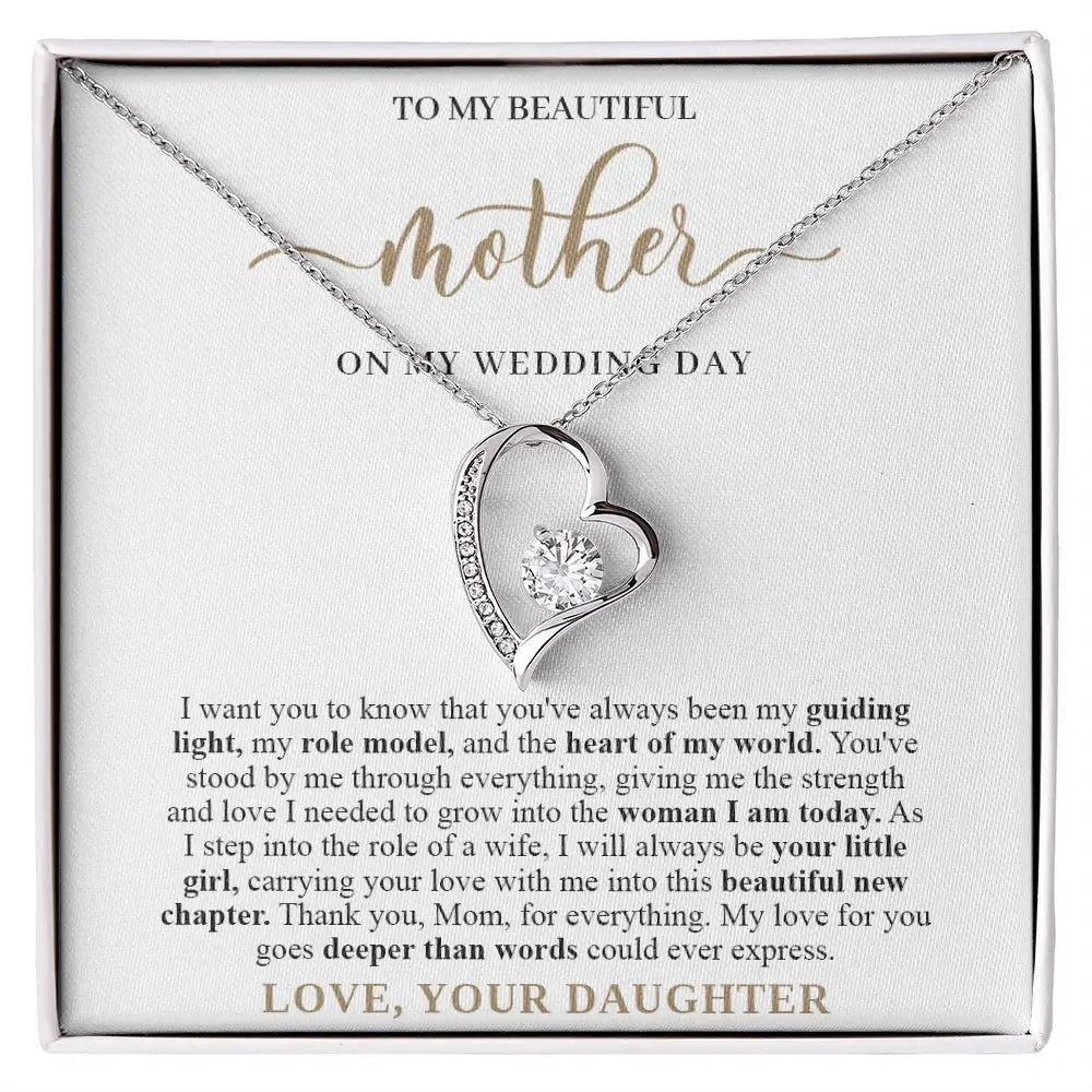 "To My Beautiful Mother" - Forever Love Necklace | Deeper Than Words