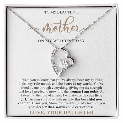 "To My Beautiful Mother" - Forever Love Necklace | Deeper Than Words