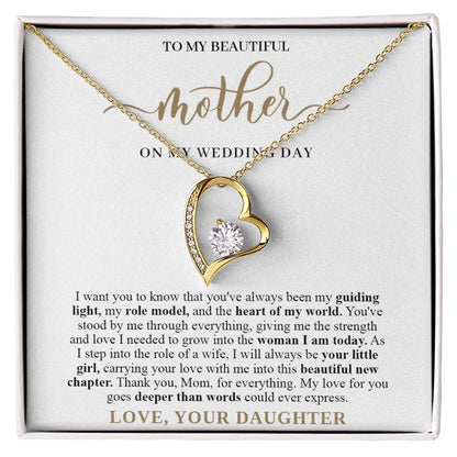 "To My Beautiful Mother" - Forever Love Necklace | Deeper Than Words
