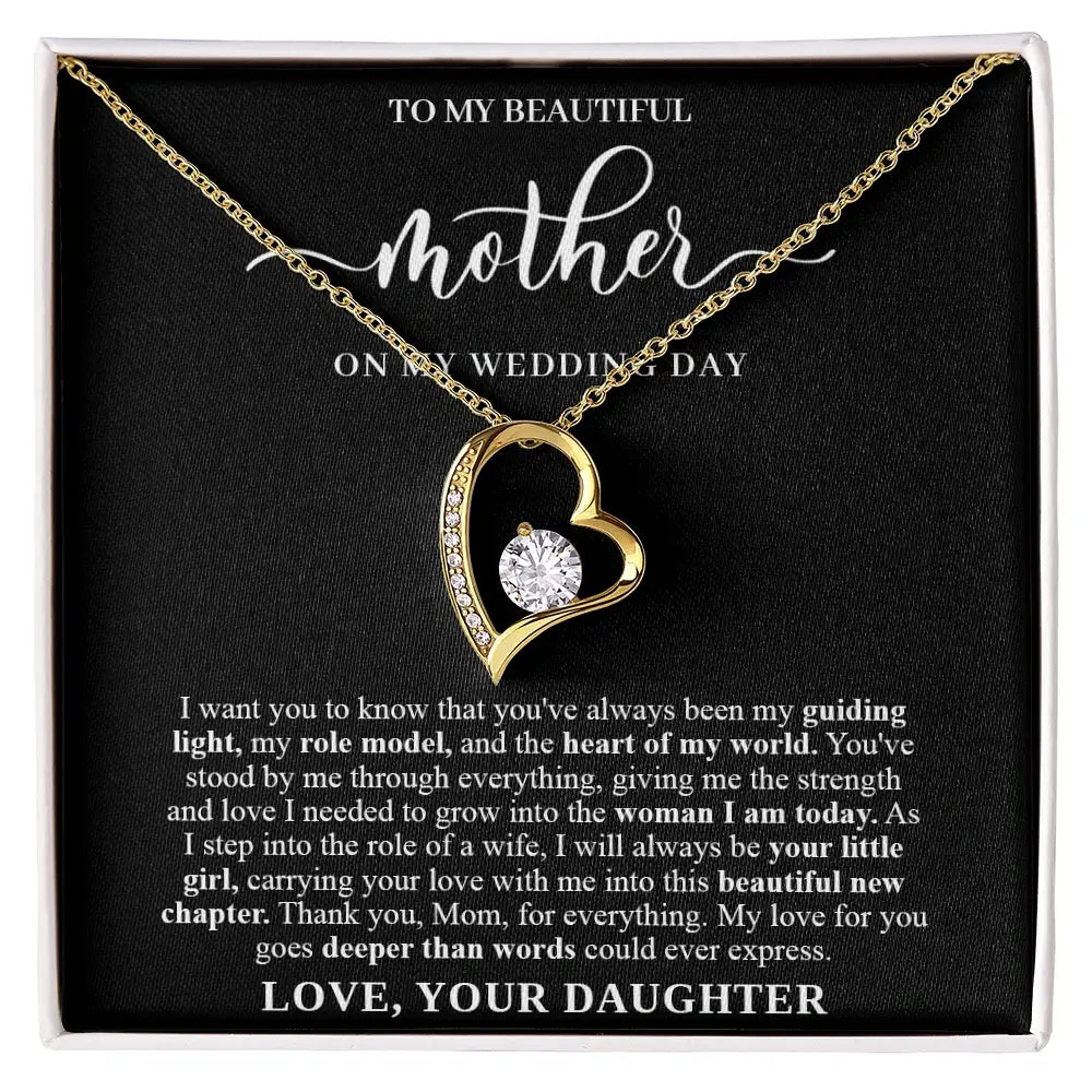 "To My Mother" - Forever Love Necklace | Always Your Little Girl