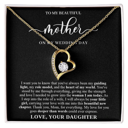"To My Mother" - Forever Love Necklace | Always Your Little Girl
