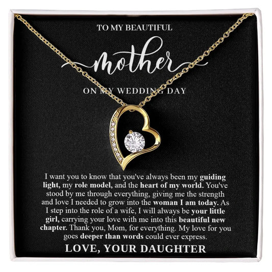 "To My Mother" - Forever Love Necklace | Always Your Little Girl