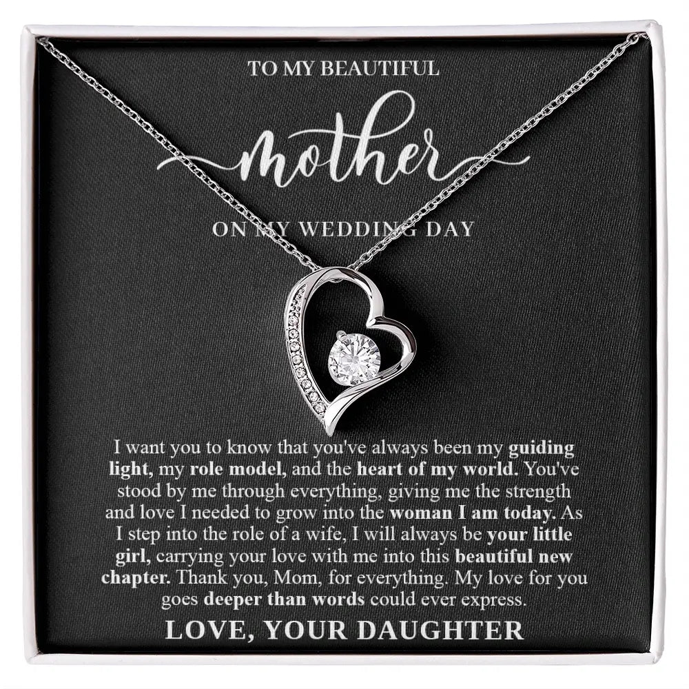 "To My Mother" - Forever Love Necklace | Always Your Little Girl